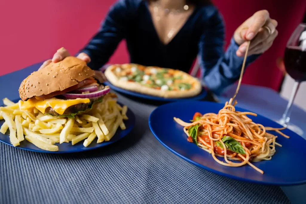 comida rapida que aumenta de peso